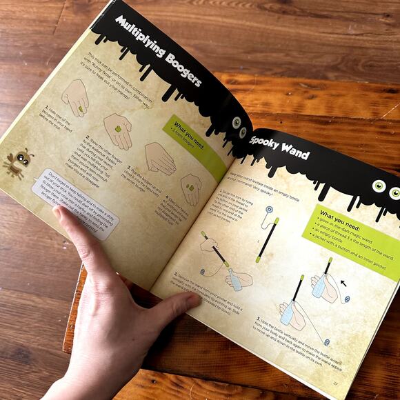 Creepy Magic Tricks & Glow-In-The-Dark Illusions Paperback Book - Picture 5 of 7